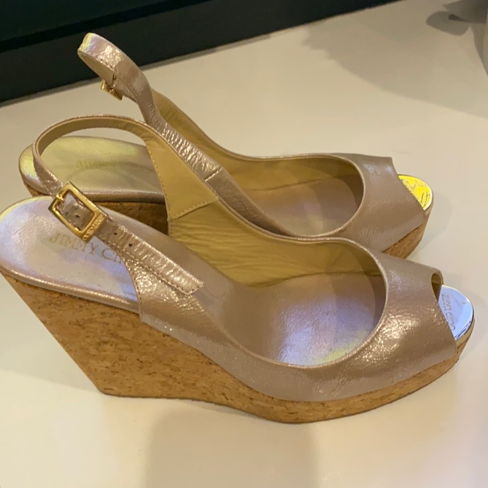 Jimmy choo wedge, lightly worn